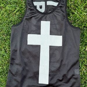 S.L. Fashions Black and White Tank Top